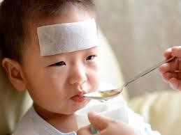 Sốt cao khiến nhiều trẻ nhỏ khó chịu và bỏ ăn
