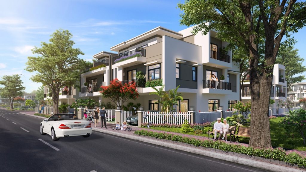 Nhà phố đường số 7 - Dự Án Thăng Long Hưng Phú
