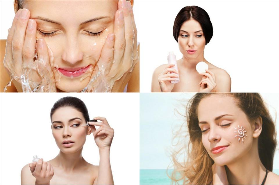 Các bước chăm sóc da cơ bản hàng ngày